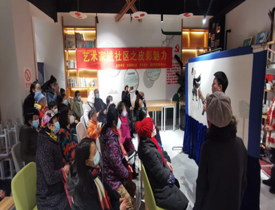 東坡路社區舉辦皮影戲觀賞活動